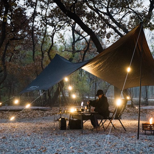 warning lamp outdoor camping, type c rechargeable, stepless dimming