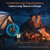4800lm telescopic camping lantern rechargeable outdoor atmosphere light