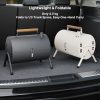portable table top charcoal grill 3 5 people dual zone roasting for camping & picnics
