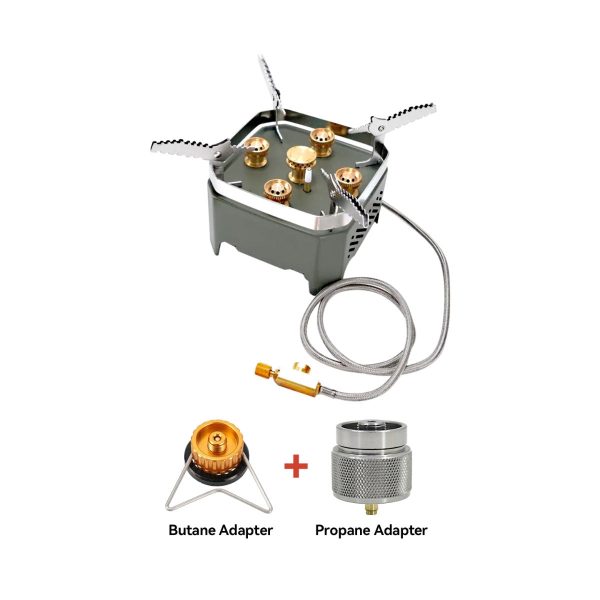 13800w high power camping stove foldable multi head outdoor cooker 13800w high power camping stove foldable multi head outdoor cooker