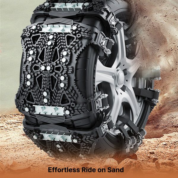 no jack needed steel plate anti slip tire chains universal emergency traction for car & suv no jack needed steel plate anti slip tire chains universal emergency traction for car & suv