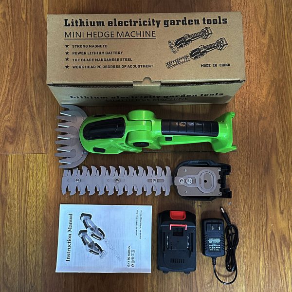 2 in 1 cordless mini electric hedge trimmer handheld rechargeable grass shear & shrub trimmer 2 in 1 cordless mini electric hedge trimmer handheld rechargeable grass shear & shrub trimmer