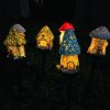 lawn & garden christmas lights – outdoor rain snow resistant decor