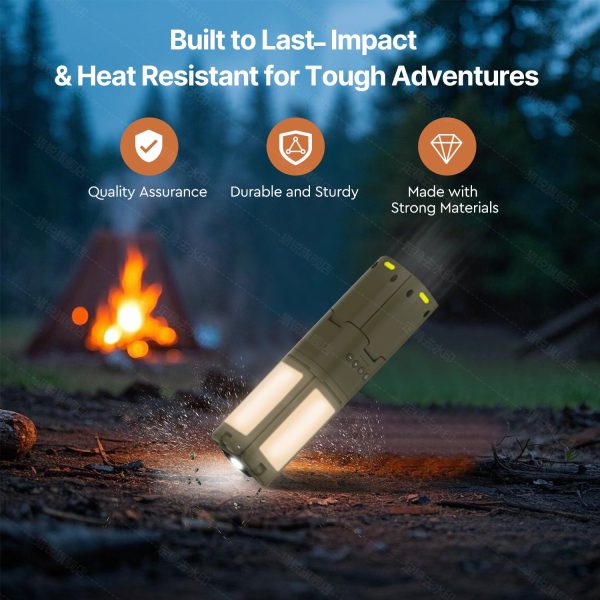 4800lm telescopic camping lantern rechargeable outdoor atmosphere light