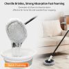180° rotating car wash mop curved ergonomic handle scratch free microfiber scrubber
