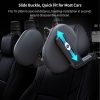 adjustable car headrest neck support universal side sleep pillow with memory foam