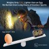 gesture control usb rechargeable ultralight 53g running headlamp waterproof led outdoor light