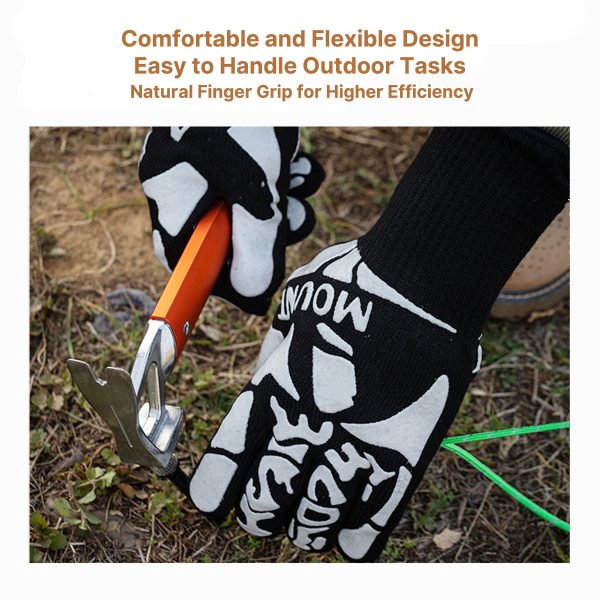 heat resistant bbq & camping cooking gloves heat resistant bbq & camping cooking gloves