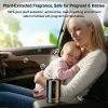 ai smart car aroma diffuser dual nano atomizer with starry sky projection & auto scent control