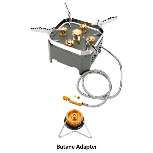 13800w high power camping stove foldable multi head outdoor cooker 13800w high power camping stove foldable multi head outdoor cooker