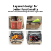 insulated leakproof rigid lunch tote heavy duty thermal lunch box for work, picnic & outdoor travel insulated leakproof rigid lunch tote heavy duty thermal lunch box for work, picnic & outdoor travel