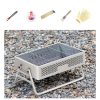 portable smokeless bbq grill foldable 27cm wide for 5+ people