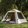 traverseon pole free air tent – 4–8 person inflatable pop up tent with canopy