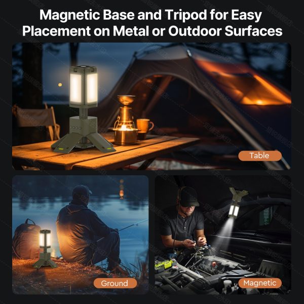 4800lm telescopic camping lantern rechargeable outdoor atmosphere light