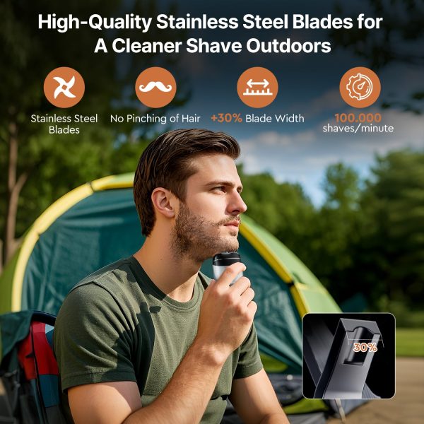pocket size mini electric razor usb rechargeable portable rotary shaver for men pocket size mini electric razor usb rechargeable portable rotary shaver for men