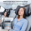 adjustable car headrest neck support universal side sleep pillow with memory foam