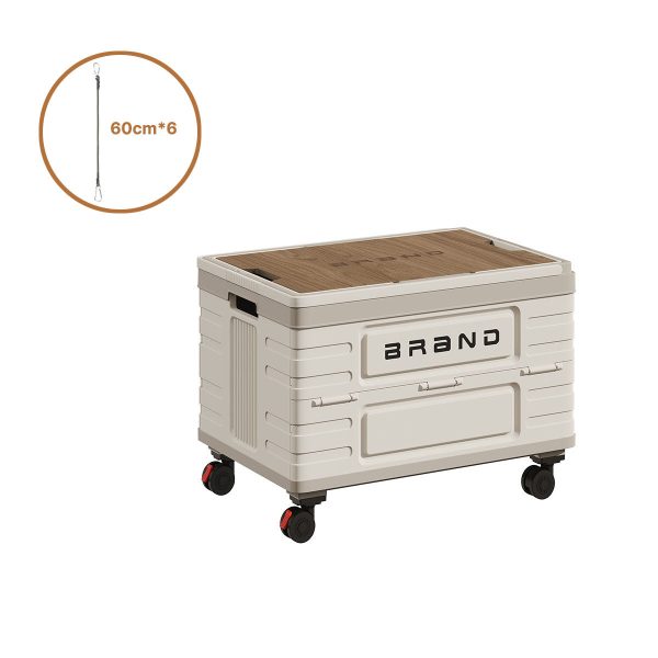 50l collapsible wheeled storage box stackable rolling organizer with side opening doors 50l collapsible wheeled storage box stackable rolling organizer with side opening doors
