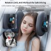 adjustable car headrest neck support universal side sleep pillow with memory foam
