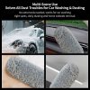 360° scratch free car duster extendable stainless steel pole cleaning tool