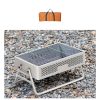 portable smokeless bbq grill foldable 27cm wide for 5+ people