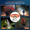 gesture control usb rechargeable ultralight 53g running headlamp waterproof led outdoor light