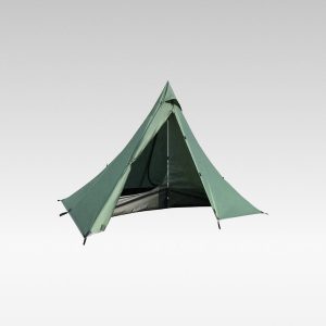 ultralight pyramid tent – 1 2p trekking pole setup|traverseon