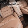 premium napa leather car seat cushion breathable universal seat protector with anti slip backing