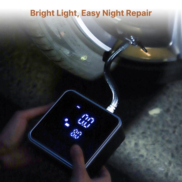 150 psi portable tire inflator fast electric air compressor with 5 adapters & auto shut off 150 psi portable tire inflator fast electric air compressor with 5 adapters & auto shut off