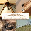 1–3 person hot tent – camp stove compatible|traverseon