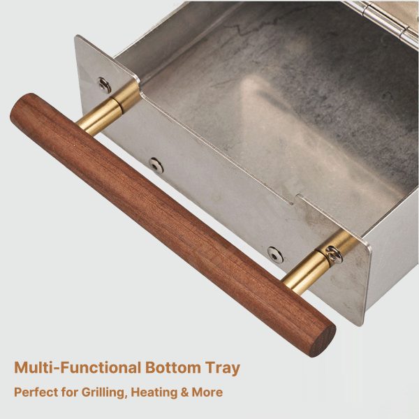 portable camping wood burning stove fast boiling outdoor burner