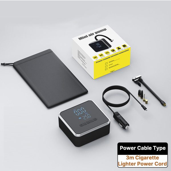 150 psi portable tire inflator fast electric air compressor with 5 adapters & auto shut off 150 psi portable tire inflator fast electric air compressor with 5 adapters & auto shut off
