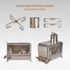portable camping wood burning stove fast boiling outdoor burner