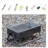 portable smokeless bbq grill foldable 27cm wide for 5+ people