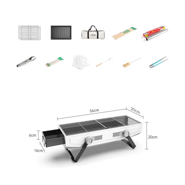 portable stainless steel grill foldable 3 7 people bbq portable stainless steel grill foldable 3 7 people bbq