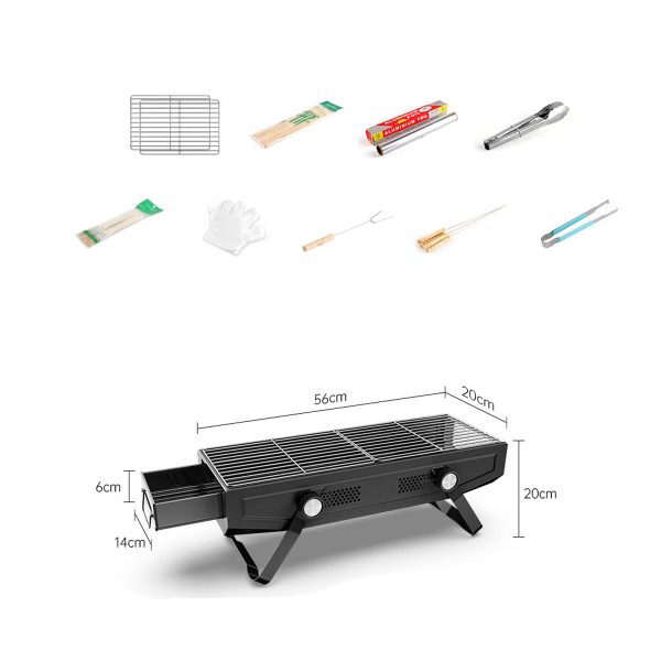 portable stainless steel grill foldable 3 7 people bbq portable stainless steel grill foldable 3 7 people bbq