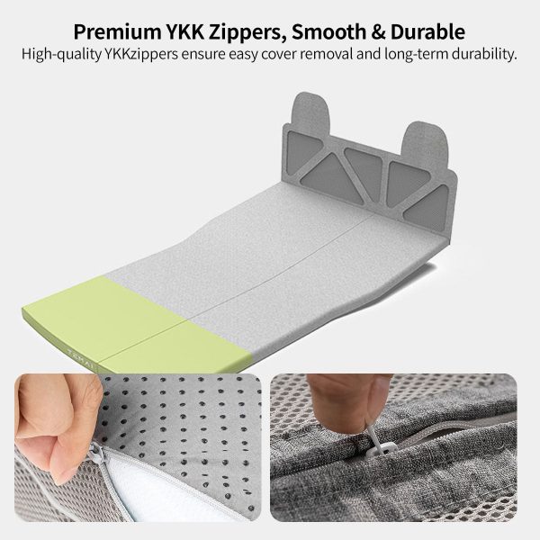 99% antibacterial car camping mattress all season foldable memory foam travel bed