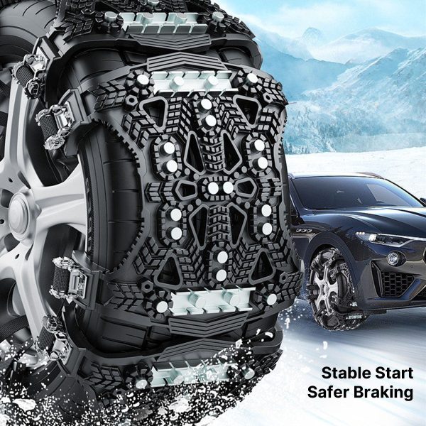 no jack needed steel plate anti slip tire chains universal emergency traction for car & suv no jack needed steel plate anti slip tire chains universal emergency traction for car & suv