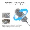 360° scratch free car duster extendable stainless steel pole cleaning tool