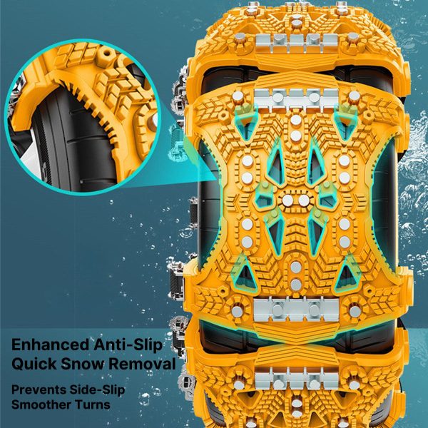 no jack needed steel plate anti slip tire chains universal emergency traction for car & suv no jack needed steel plate anti slip tire chains universal emergency traction for car & suv