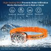 gesture control usb rechargeable ultralight 53g running headlamp waterproof led outdoor light