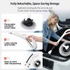 180° rotating car wash mop curved ergonomic handle scratch free microfiber scrubber