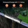 clip on solar motion lights outdoor waterproof security for fence garage camping