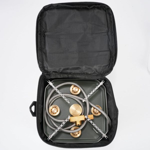 13800w high power camping stove foldable multi head outdoor cooker 13800w high power camping stove foldable multi head outdoor cooker