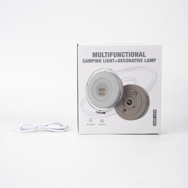 retractable waterproof camping string light strip for tents, trees, or patios