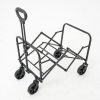 heavy duty collapsible outdoor wagon all terrain folding garden cart with big wheels for camping & beach