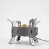 13800w high power camping stove foldable multi head outdoor cooker