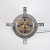 13800w high power camping stove foldable multi head outdoor cooker