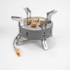 13800w high power camping stove foldable multi head outdoor cooker