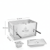 multi function charcoal camp stove dual zone cooking, 3 level heat multi function charcoal camp stove dual zone cooking, 3 level heat