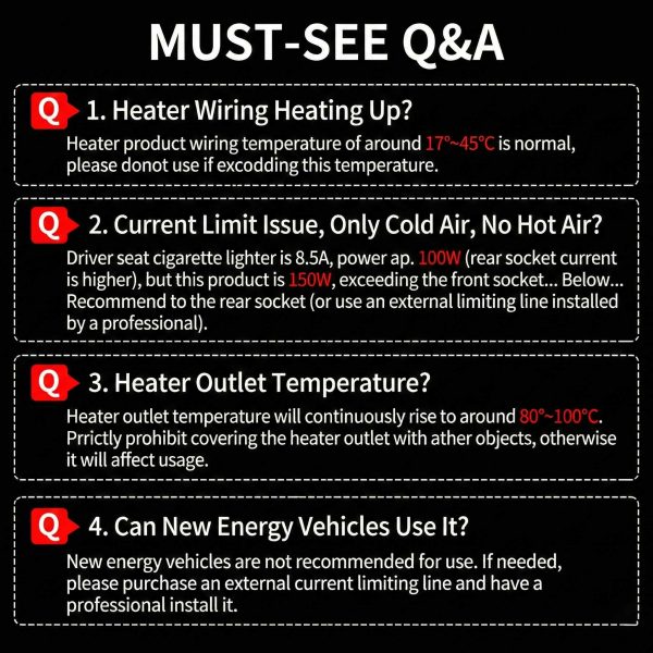 12v portable fast heating car heater 150w electric windshield defroster & demister